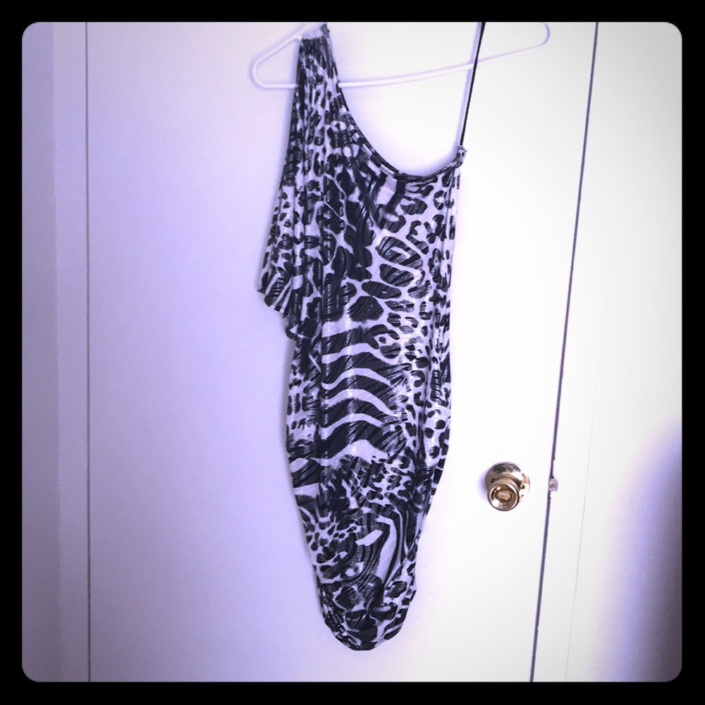 Multi print dress